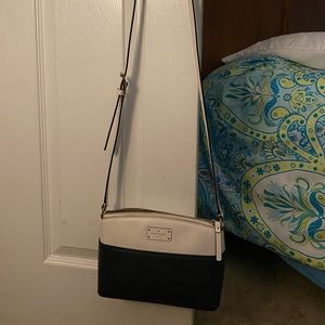 Navy & White Kate Spade Crossbody Purse